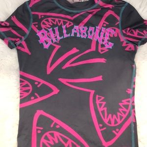 Women’s size medium grey billabong rash guard